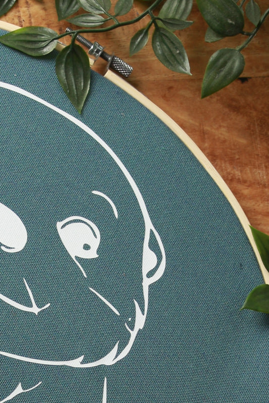 Wandcirkel "Otter love"