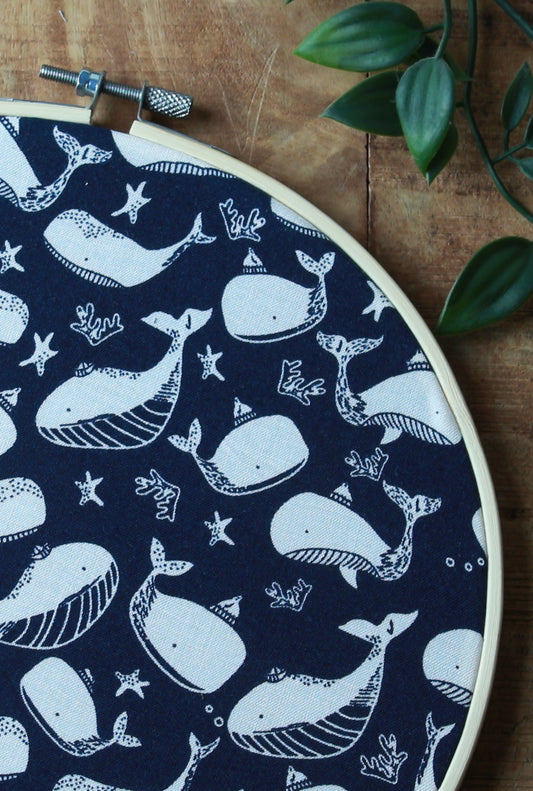 Wandcirkel "Walvisvriendjes"