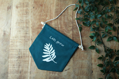 Vaandel "let's grow"