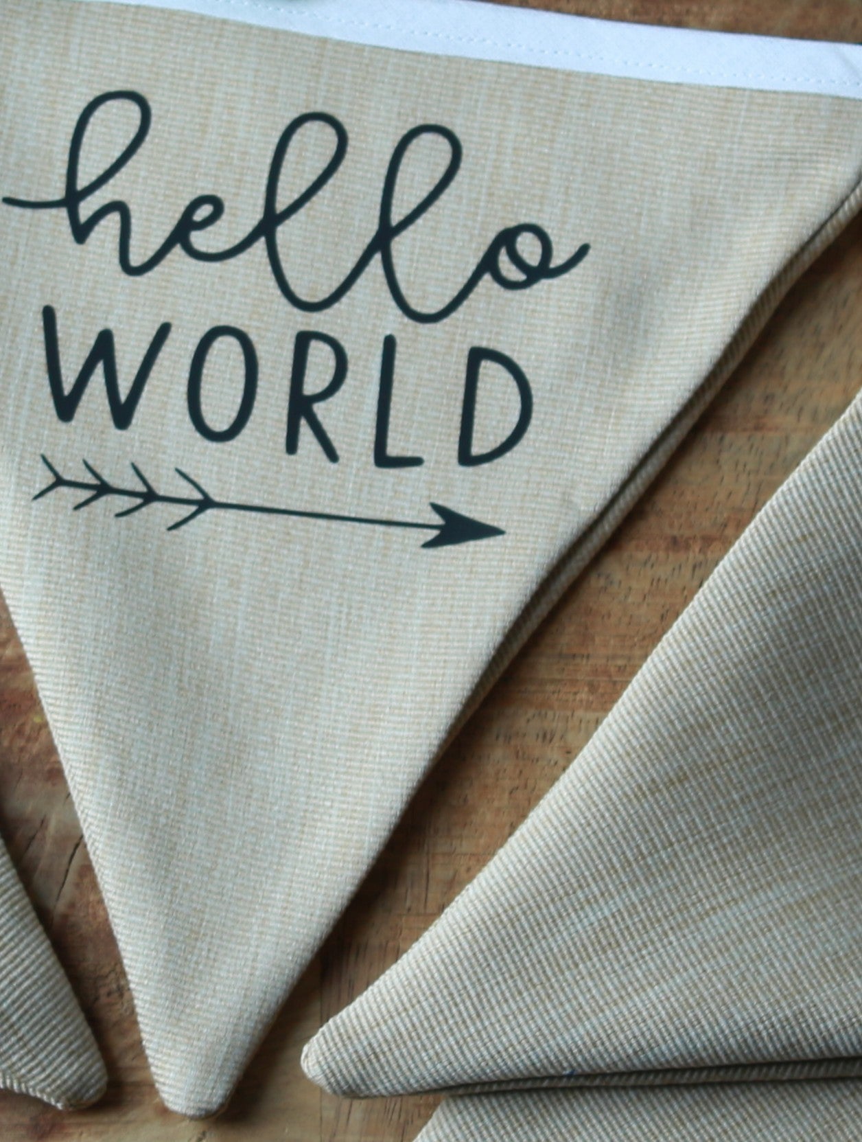 Vlaggenlijn “Hello World”