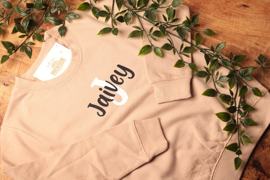 Gepersonaliseerde trui met initiaal & naam