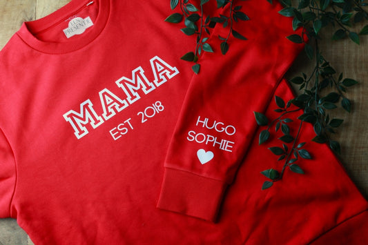Gepersonaliseerde “Mama” Trui – Met Namen op de Mouw