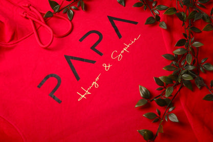 Gepersonaliseerde Papa Hoodie – Uniek, Stoer & Vol Liefde