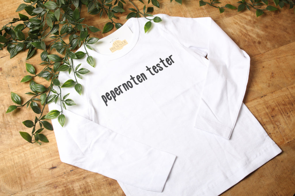 Gepersonaliseerde longsleeve – Welkom Sint & Piet